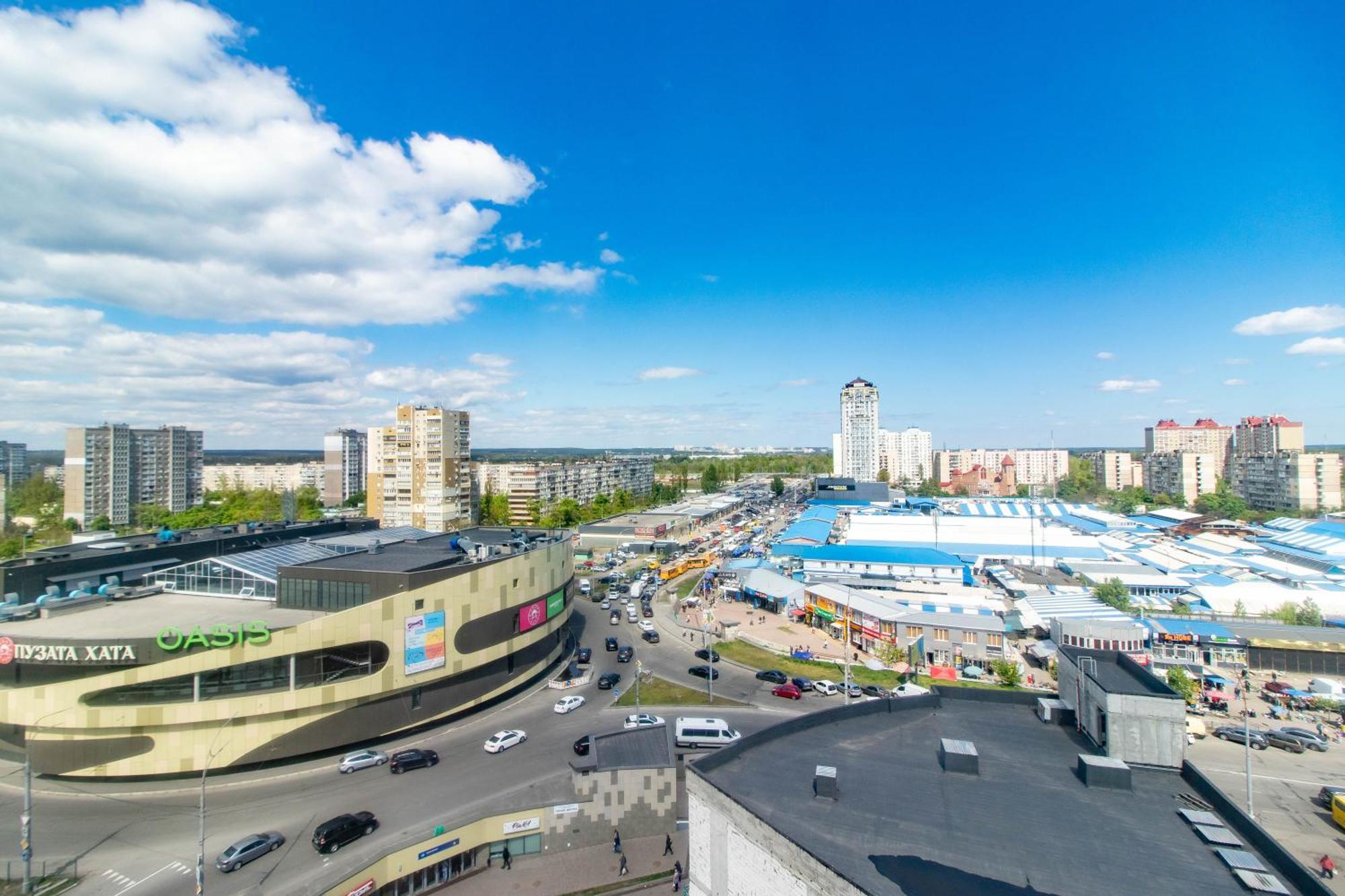 Kvartirkoff Na Obolonskom 40 Kiew Exterior foto
